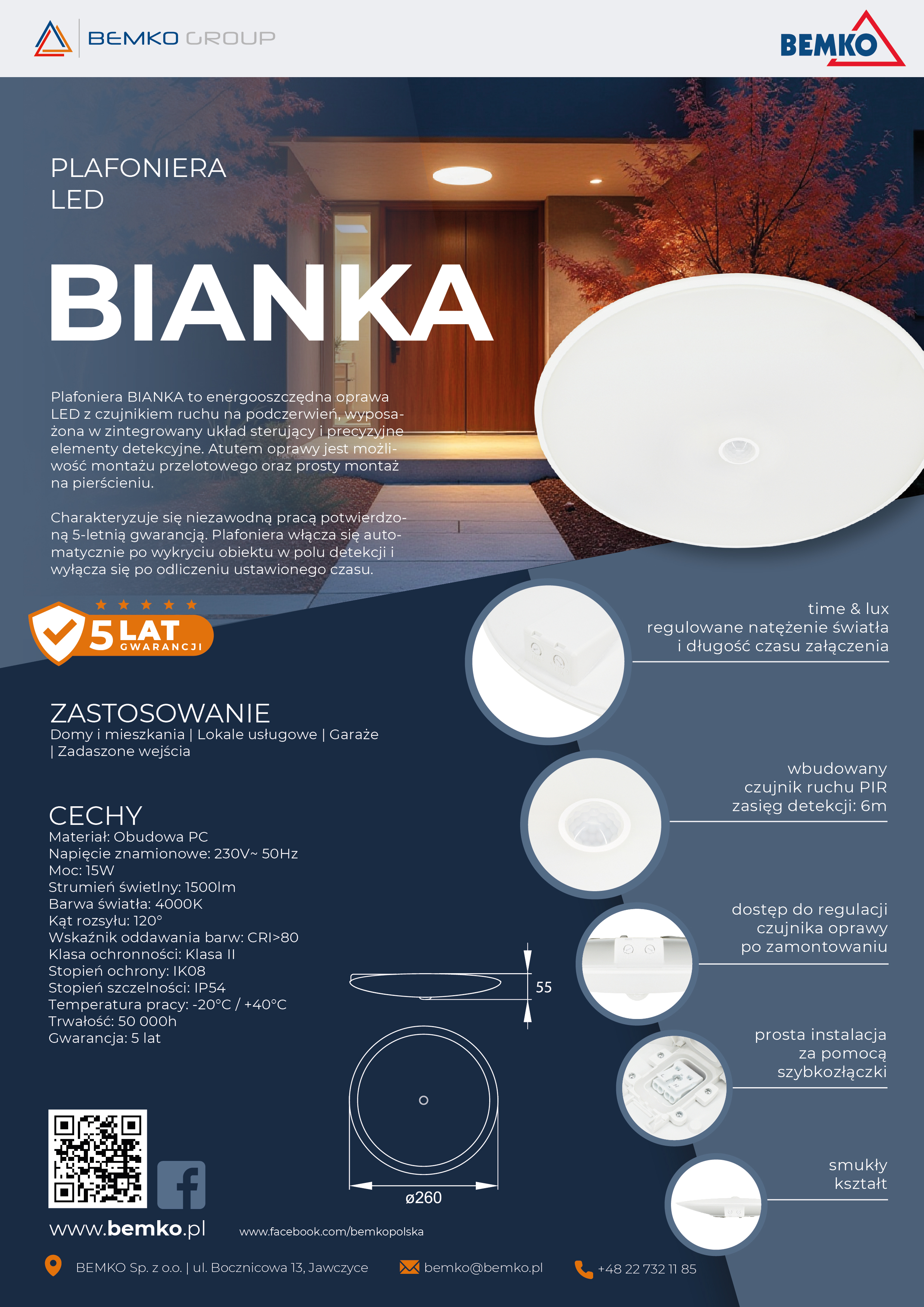 Plafoniera LED 